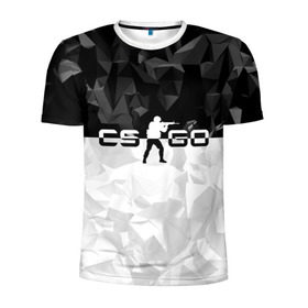 Мужская футболка 3D спортивная с принтом CS GO Black Collection в Новосибирске, 100% полиэстер с улучшенными характеристиками | приталенный силуэт, круглая горловина, широкие плечи, сужается к линии бедра | counter strike | cs | cs go | global | go.offensive | шутер
