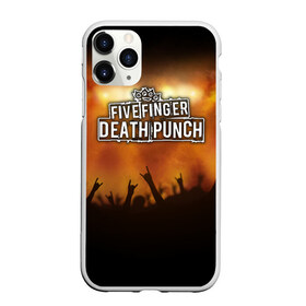 Чехол для iPhone 11 Pro матовый с принтом Five Finger Death Punch в Новосибирске, Силикон |  | band | five finger death punch | metal | music | rock | атрибутика | группа | метал | музыка | рок