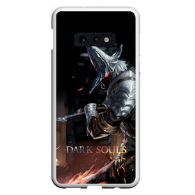 Чехол для Samsung S10E с принтом Dark Souls в Новосибирске, Силикон | Область печати: задняя сторона чехла, без боковых панелей | dark souls | praise the sun | you died | дарк соулс | темные души