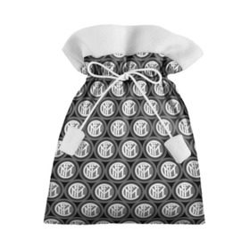 Подарочный 3D мешок с принтом Inter Black&White в Новосибирске, 100% полиэстер | Размер: 29*39 см | football | inter | inter milan | italia | logo | sport | арт | интер милан | италия | лига | лого | спорт | текстура | фк | футбол | футбольный клуб | эмблема