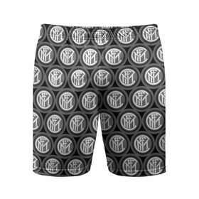 Мужские шорты 3D спортивные с принтом Inter Black&White в Новосибирске,  |  | football | inter | inter milan | italia | logo | sport | арт | интер милан | италия | лига | лого | спорт | текстура | фк | футбол | футбольный клуб | эмблема