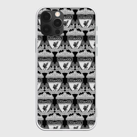 Чехол для iPhone 12 Pro Max с принтом Liverpool Black&White в Новосибирске, Силикон |  | Тематика изображения на принте: england | football | liverpool fc | logo | sport | англия | арт | ливерпуль | лига | лого | спорт | текстура | фк | футбол | футбольный клуб | эмблема