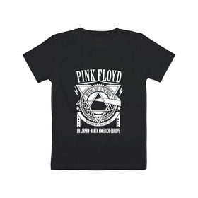 Детская футболка хлопок с принтом Pink Floyd в Новосибирске, 100% хлопок | круглый вырез горловины, полуприлегающий силуэт, длина до линии бедер | Тематика изображения на принте: pink floyd | pinkfloyd | арт | артрок | группа | дэвид гилмор | пинк флойд | пинкфлойд | прогрессивный | психоделический | рок | сид барретт | симфонический | спэйс | эйсид | экспериментальный