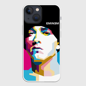 Чехол для iPhone 13 mini с принтом Eminem в Новосибирске,  |  | actor | american | art | bright | colors | composer | eminem | music | pop | producer | rap | rapper | record | актёр | американский | арт | искусство | композитор | музыка | музыкальный продюсер | поп | рэп | рэпер | цвета | яркие