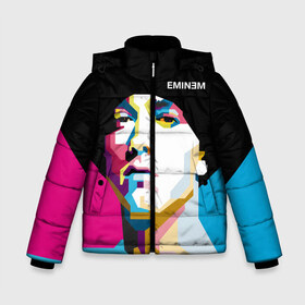 Зимняя куртка для мальчиков 3D с принтом Eminem в Новосибирске, ткань верха — 100% полиэстер; подклад — 100% полиэстер, утеплитель — 100% полиэстер | длина ниже бедра, удлиненная спинка, воротник стойка и отстегивающийся капюшон. Есть боковые карманы с листочкой на кнопках, утяжки по низу изделия и внутренний карман на молнии. 

Предусмотрены светоотражающий принт на спинке, радужный светоотражающий элемент на пуллере молнии и на резинке для утяжки | actor | american | art | bright | colors | composer | eminem | music | pop | producer | rap | rapper | record | актёр | американский | арт | искусство | композитор | музыка | музыкальный продюсер | поп | рэп | рэпер | цвета | яркие