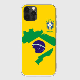 Чехол для iPhone 12 Pro Max с принтом Бразилия форма в Новосибирске, Силикон |  | Тематика изображения на принте: brazil | uniform