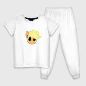 Детская пижама хлопок с принтом My Little Pony в Новосибирске, 100% хлопок |  брюки и футболка прямого кроя, без карманов, на брюках мягкая резинка на поясе и по низу штанин
 | Тематика изображения на принте: my little pony | арт | игра | лошадь | май литл пони | мультфильм | пони | прикольные
