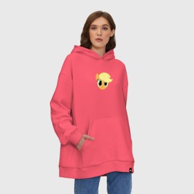 Худи SuperOversize хлопок с принтом My Little Pony в Новосибирске, 70% хлопок, 30% полиэстер, мягкий начес внутри | карман-кенгуру, эластичная резинка на манжетах и по нижней кромке, двухслойный капюшон
 | my little pony | арт | игра | лошадь | май литл пони | мультфильм | пони | прикольные