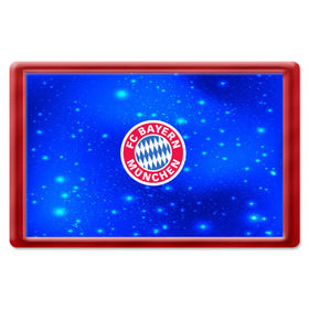 Магнит 45*70 с принтом FC Bayern Munchen space 2018 в Новосибирске, Пластик | Размер: 78*52 мм; Размер печати: 70*45 | Тематика изображения на принте: bayern munchen | football | footer | soccer | socker | спорт | футбол | футбольный клуб