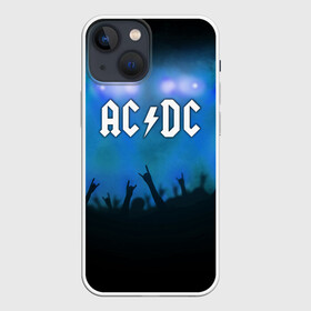 Чехол для iPhone 13 mini с принтом AC DC в Новосибирске,  |  | ac dc | band | metal | music | rock | атрибутика | группа | метал | музыка | рок