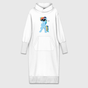 Платье удлиненное хлопок с принтом Крутая пони в Новосибирске,  |  | my little pony | swag | арт | игра | крутая | лошадь | май литл пони | мультфильм | прикольные