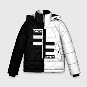 Зимняя куртка для мальчиков 3D с принтом Eminem в Новосибирске, ткань верха — 100% полиэстер; подклад — 100% полиэстер, утеплитель — 100% полиэстер | длина ниже бедра, удлиненная спинка, воротник стойка и отстегивающийся капюшон. Есть боковые карманы с листочкой на кнопках, утяжки по низу изделия и внутренний карман на молнии. 

Предусмотрены светоотражающий принт на спинке, радужный светоотражающий элемент на пуллере молнии и на резинке для утяжки | eminem | hip hop | hiphop | mc | rap | брюс | еменем | еминем | зачитал | маршалл | мс | мэтерс | реп | репер | речитатив | рэп | рэпер | хип | хипхоп | хоп | хорроркор | эменем | эминем