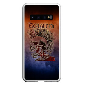 Чехол для Samsung Galaxy S10 с принтом The Exploited в Новосибирске, Силикон | Область печати: задняя сторона чехла, без боковых панелей | Тематика изображения на принте: band | metal | music | rock | the exploited | атрибутика | группа | метал | музыка | рок