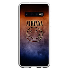 Чехол для Samsung Galaxy S10 с принтом Nirvana в Новосибирске, Силикон | Область печати: задняя сторона чехла, без боковых панелей | band | metal | music | nirvana | rock | атрибутика | группа | метал | музыка | рок
