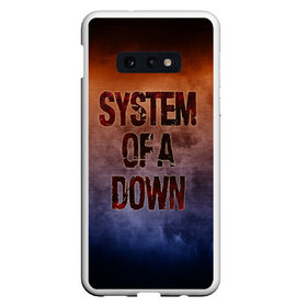 Чехол для Samsung S10E с принтом System of a Down в Новосибирске, Силикон | Область печати: задняя сторона чехла, без боковых панелей | band | metal | music | rock | system of a down | атрибутика | группа | метал | музыка | рок