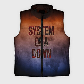 Мужской жилет утепленный 3D с принтом System of a Down в Новосибирске,  |  | band | metal | music | rock | system of a down | атрибутика | группа | метал | музыка | рок