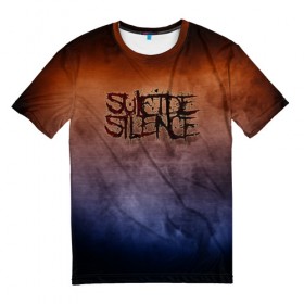 Мужская футболка 3D с принтом Suicide Silence в Новосибирске, 100% полиэфир | прямой крой, круглый вырез горловины, длина до линии бедер | 