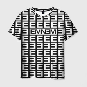 Мужская футболка 3D с принтом Eminem в Новосибирске, 100% полиэфир | прямой крой, круглый вырез горловины, длина до линии бедер | eminem | hip hop | hiphop | mc | rap | брюс | еменем | еминем | зачитал | маршалл | мс | мэтерс | реп | репер | речитатив | рэп | рэпер | хип | хипхоп | хоп | хорроркор | эменем | эминем