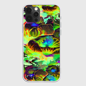 Чехол для iPhone 12 Pro Max с принтом Acid Flower fashion в Новосибирске, Силикон |  | abstraction | color | flower | garden | spray | tie dye | абстракция | акварель | живопись | искусство | краски | лилии | текстуры | цветные краски | цветы | яркие цвета