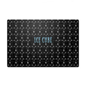 Пазл магнитный 126 элементов с принтом Ice Cube в Новосибирске, полимерный материал с магнитным слоем | 126 деталей, размер изделия —  180*270 мм | hip hop | hiphop | ice cube | mc | n.w.a | rap | айс | гангса | джексон | западное побережье | куб | кубе | кубик льда | кьюб | мс | о ши | оши | реп | репер | речитатив | рэп | рэпер | хип | хипхоп | хоп
