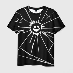 Мужская футболка 3D с принтом Черное Зеркало в Новосибирске, 100% полиэфир | прямой крой, круглый вырез горловины, длина до линии бедер | black mirror | черное зеркало