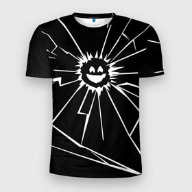 Мужская футболка 3D спортивная с принтом Черное Зеркало в Новосибирске, 100% полиэстер с улучшенными характеристиками | приталенный силуэт, круглая горловина, широкие плечи, сужается к линии бедра | black mirror | черное зеркало