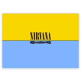 Поздравительная открытка с принтом Nirvana nevermino в Новосибирске, 100% бумага | плотность бумаги 280 г/м2, матовая, на обратной стороне линовка и место для марки
 | cobain | kurt | nevermino | nirvana | альтернативный | гранж | грол | группа | дональд | кобейн | курт | музыка | надпись | нервана | нирвана | новоселич | певец | рок | смайл | смайлик | солист