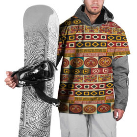 Накидка на куртку 3D с принтом Африканский паттерн в Новосибирске, 100% полиэстер |  | afrika | pattern | африка | африканские мотивы | африканские узоры | солнце | узор | этника | южный континент