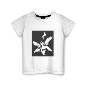 Детская футболка хлопок с принтом Linkin Park - Meteora (Black) в Новосибирске, 100% хлопок | круглый вырез горловины, полуприлегающий силуэт, длина до линии бедер | 0x000000123 | black | chester bennington | linkin park | lp | meteora | линкин парк | метеора | честер беннингтон