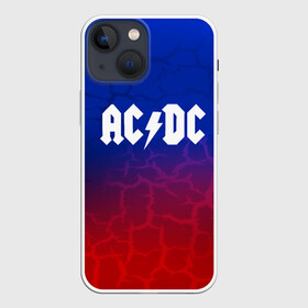 Чехол для iPhone 13 mini с принтом AC DC angeldevil в Новосибирске,  |  | ac dc | logo | music | pop | rock | usa | альтернатива | америка | металл | музыка | музыкальный | поп | рок