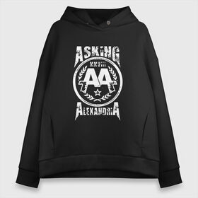 Женское худи Oversize хлопок с принтом Asking Alexandria в Новосибирске, френч-терри — 70% хлопок, 30% полиэстер. Мягкий теплый начес внутри —100% хлопок | боковые карманы, эластичные манжеты и нижняя кромка, капюшон на магнитной кнопке | aa | alexandria | asking | аа | александрия | аликсандрия | аскен | аскенг | аскин | аскинг | бен брюс | группа | дэнни уорсноп | метал | музыка | пост | рок | хэви | электроникор