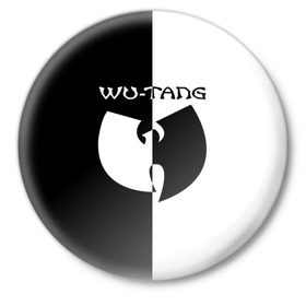 Значок с принтом Wu-Tang Clan в Новосибирске,  металл | круглая форма, металлическая застежка в виде булавки | clan | ghostface killah | gza | raekwon | rap | the rza | wu tang | wutang | восточный | ву | вутан | вутанг | гангста | клан | реп | репак | рэп | тан | танг | хип хоп | хипхоп