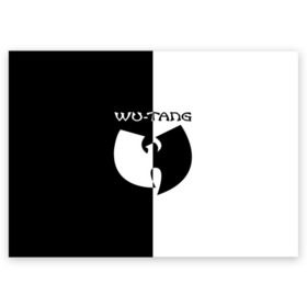 Поздравительная открытка с принтом Wu-Tang Clan в Новосибирске, 100% бумага | плотность бумаги 280 г/м2, матовая, на обратной стороне линовка и место для марки
 | clan | ghostface killah | gza | raekwon | rap | the rza | wu tang | wutang | восточный | ву | вутан | вутанг | гангста | клан | реп | репак | рэп | тан | танг | хип хоп | хипхоп