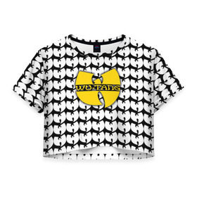 Женская футболка 3D укороченная с принтом Wu-Tang Clan в Новосибирске, 100% полиэстер | круглая горловина, длина футболки до линии талии, рукава с отворотами | clan | ghostface killah | gza | raekwon | rap | the rza | wu tang | wutang | восточный | ву | вутан | вутанг | гангста | клан | реп | репак | рэп | тан | танг | хип хоп | хипхоп