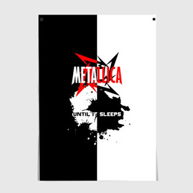 Постер с принтом Until it sleeps, Metallica в Новосибирске, 100% бумага
 | бумага, плотность 150 мг. Матовая, но за счет высокого коэффициента гладкости имеет небольшой блеск и дает на свету блики, но в отличии от глянцевой бумаги не покрыта лаком | metallica | группа | джеймс хэтфилд | кирк хэмметт | ларс ульрих | м | метал | металика | металлика | миталика | музыка | роберт трухильо | рок | трэш | трэшметал | хард | хардрок | хеви | хевиметал