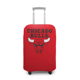 Чехол для чемодана 3D с принтом Chicago Bulls в Новосибирске, 86% полиэфир, 14% спандекс | двустороннее нанесение принта, прорези для ручек и колес | bulls | chicago | chicago bulls | nba | баскетбол | буллз | нба | чикаго буллз