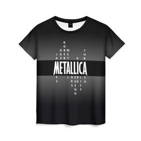 Женская футболка 3D с принтом Участники группы Metallica в Новосибирске, 100% полиэфир ( синтетическое хлопкоподобное полотно) | прямой крой, круглый вырез горловины, длина до линии бедер | metallica | группа | джеймс хэтфилд | кирк хэмметт | ларс ульрих | метал | металика | металлика | миталика | музыка | роберт трухильо | рок | трэш | трэшметал | хард | хардрок | хеви | хевиметал