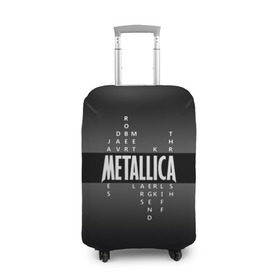 Чехол для чемодана 3D с принтом Участники группы Metallica в Новосибирске, 86% полиэфир, 14% спандекс | двустороннее нанесение принта, прорези для ручек и колес | metallica | группа | джеймс хэтфилд | кирк хэмметт | ларс ульрих | метал | металика | металлика | миталика | музыка | роберт трухильо | рок | трэш | трэшметал | хард | хардрок | хеви | хевиметал