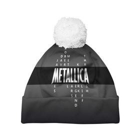 Шапка 3D c помпоном с принтом Участники группы Metallica в Новосибирске, 100% полиэстер | универсальный размер, печать по всей поверхности изделия | metallica | группа | джеймс хэтфилд | кирк хэмметт | ларс ульрих | метал | металика | металлика | миталика | музыка | роберт трухильо | рок | трэш | трэшметал | хард | хардрок | хеви | хевиметал