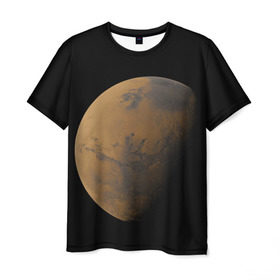Мужская футболка 3D с принтом Марс в Новосибирске, 100% полиэфир | прямой крой, круглый вырез горловины, длина до линии бедер | Тематика изображения на принте: elon musk | space x | spacex | будущее | вселенная | вулкан | долина | илон маск | космические | космос | красная планета | кратер | маринер | марсиане | марсианин | небес | новый дом | путешествия | роскосмос