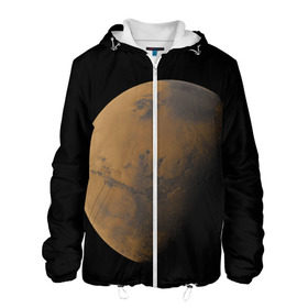Мужская куртка 3D с принтом Марс в Новосибирске, ткань верха — 100% полиэстер, подклад — флис | прямой крой, подол и капюшон оформлены резинкой с фиксаторами, два кармана без застежек по бокам, один большой потайной карман на груди. Карман на груди застегивается на липучку | Тематика изображения на принте: elon musk | space x | spacex | будущее | вселенная | вулкан | долина | илон маск | космические | космос | красная планета | кратер | маринер | марсиане | марсианин | небес | новый дом | путешествия | роскосмос