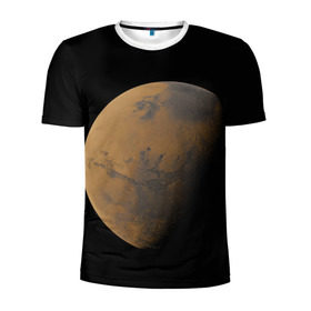 Мужская футболка 3D спортивная с принтом Марс в Новосибирске, 100% полиэстер с улучшенными характеристиками | приталенный силуэт, круглая горловина, широкие плечи, сужается к линии бедра | Тематика изображения на принте: elon musk | space x | spacex | будущее | вселенная | вулкан | долина | илон маск | космические | космос | красная планета | кратер | маринер | марсиане | марсианин | небес | новый дом | путешествия | роскосмос