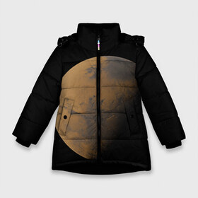 Зимняя куртка для девочек 3D с принтом Марс в Новосибирске, ткань верха — 100% полиэстер; подклад — 100% полиэстер, утеплитель — 100% полиэстер. | длина ниже бедра, удлиненная спинка, воротник стойка и отстегивающийся капюшон. Есть боковые карманы с листочкой на кнопках, утяжки по низу изделия и внутренний карман на молнии. 

Предусмотрены светоотражающий принт на спинке, радужный светоотражающий элемент на пуллере молнии и на резинке для утяжки. | elon musk | space x | spacex | будущее | вселенная | вулкан | долина | илон маск | космические | космос | красная планета | кратер | маринер | марсиане | марсианин | небес | новый дом | путешествия | роскосмос