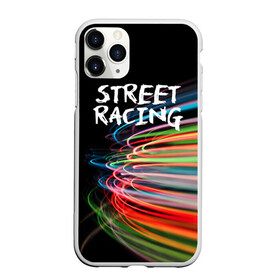 Чехол для iPhone 11 Pro матовый с принтом Street racing в Новосибирске, Силикон |  | автомобили | гонки | стритрейсер | стритрейсинг