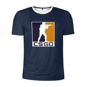 Мужская футболка 3D спортивная с принтом cs:go - eSports в Новосибирске, 100% полиэстер с улучшенными характеристиками | приталенный силуэт, круглая горловина, широкие плечи, сужается к линии бедра | 