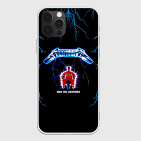 Чехол для iPhone 12 Pro Max с принтом Metallica ride the lightning в Новосибирске, Силикон |  | Тематика изображения на принте: metallica | группа | джеймс хэтфилд | кирк хэмметт | ларс ульрих | метал | металика | металлика | миталика | музыка | роберт трухильо | рок | трэш | трэшметал | хард | хардрок | хеви | хевиметал