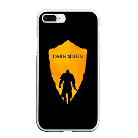 Чехол для iPhone 7Plus/8 Plus матовый с принтом Dark Souls в Новосибирске, Силикон | Область печати: задняя сторона чехла, без боковых панелей | dark | souls | дракон | души | игра | лордран | темные
