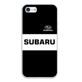 Чехол для iPhone 5/5S матовый с принтом SUBARU SPORT в Новосибирске, Силикон | Область печати: задняя сторона чехла, без боковых панелей | subaru | автомобильные | машины | субару