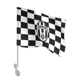Флаг для автомобиля с принтом Juventus в Новосибирске, 100% полиэстер | Размер: 30*21 см | juve | juventus | италия | спорт | фк | футбол | футбольный клуб | ювентус