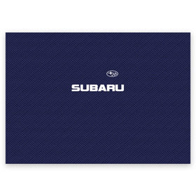 Поздравительная открытка с принтом SUBARU CARBON в Новосибирске, 100% бумага | плотность бумаги 280 г/м2, матовая, на обратной стороне линовка и место для марки
 | Тематика изображения на принте: subaru | автомобильные | машины | субару